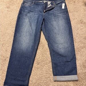Old Navy Women's Straight Jeans in Classic Blue